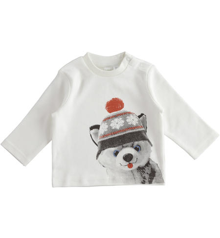 Baby boy t-shirt with doggie from 1 to 24 months iDO PANNA-0112
