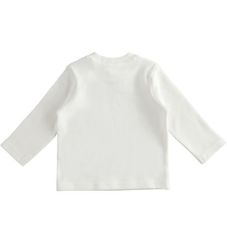 Cotton baby boy t-shirt from 1 to 24 months iDO PANNA-AZZURRO-8136