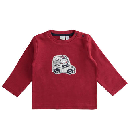 Cotton baby boy t-shirt from 1 to 24 months iDO ROSSO-2536