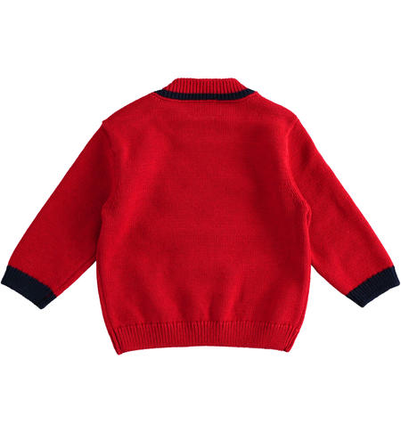 Maglia bimbo in tricot - da 1 a 24 mesi iDO ROSSO-2253
