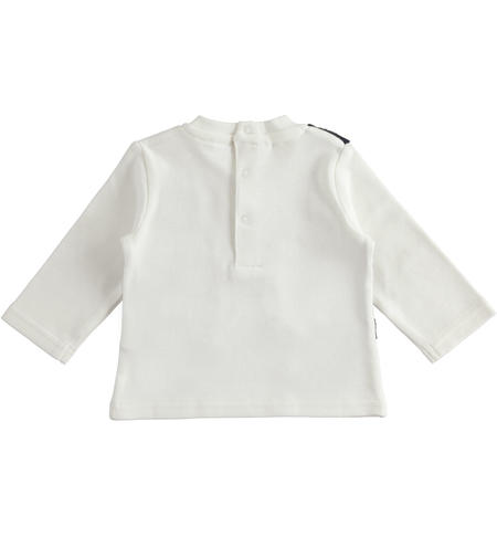 Maglia bimbo manica lunga - da 1 a 24 mesi iDO PANNA-0112