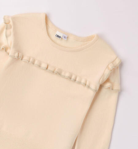 iDO jumper with ruffles for girls aged 8 to 16 years BURRO-0215
