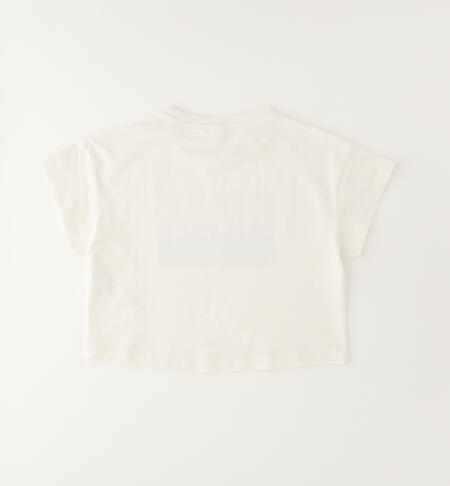 Girls' crop top LATTE-0115