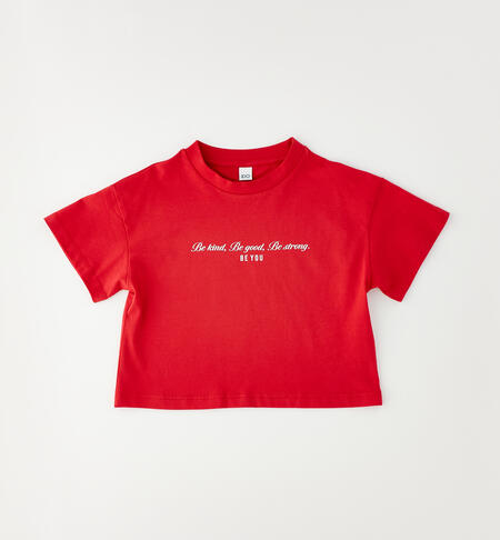 Girls' crop tops RED