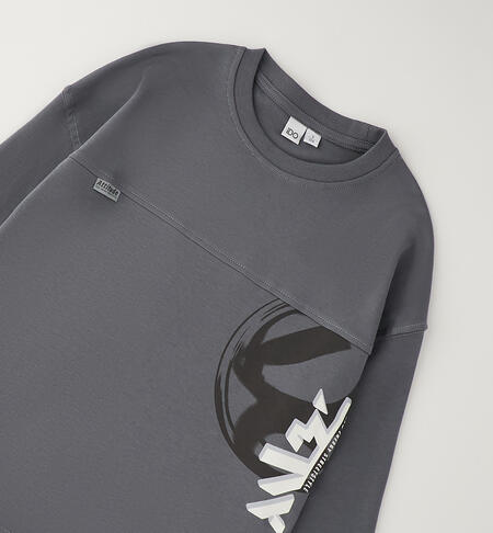 Maglia da ragazzo iDO GRIGIO SCURO-0564