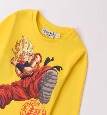 iDO yellow Dragon Ball T-shirt for boys aged 3 to 12 years GIALLO-1433