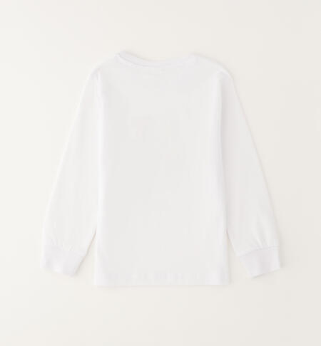 Maglia girocollo bambino BIANCO-0113