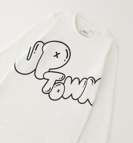 Maglia girocollo bambino PANNA-0112