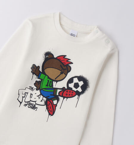 Maglia girocollo bambino PANNA-0112