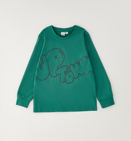 Maglia girocollo bambino VERDE-4734