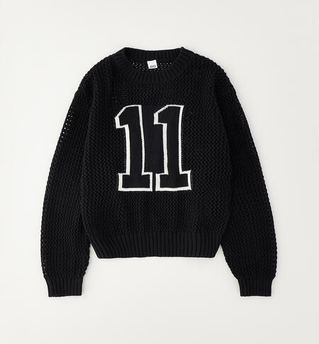 Maglia iDO per ragazza NERO