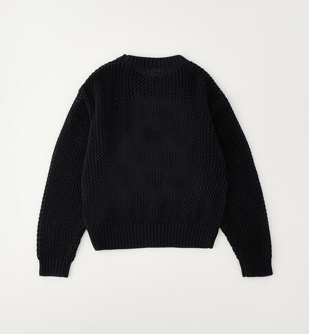 Maglia iDO per ragazza NERO-0658