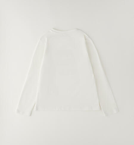 Maglia iDO ragazza PANNA-0112