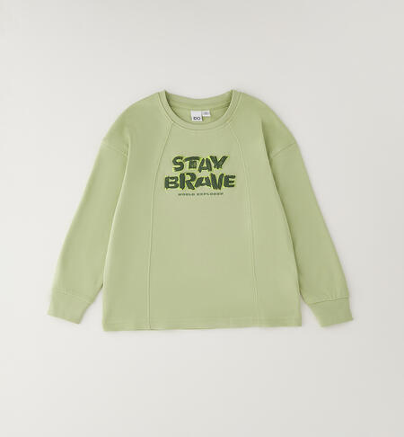 Maglia in cotone bambino VERDE
