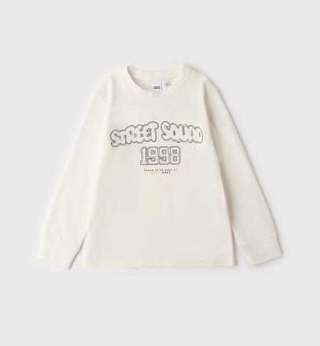 Maglia in cotone per bambino PANNA