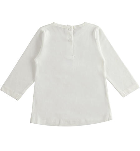 Maglia manica lunga bambina - da 9 mesi a 8 anni iDO PANNA-0112