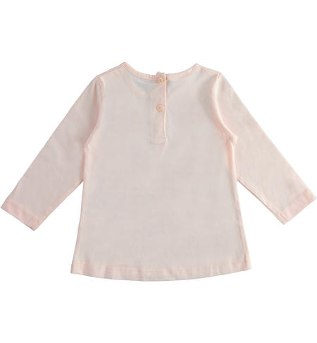Long sleeves t-shirt for girls from 9 months to 8 years iDO ROSA-2522