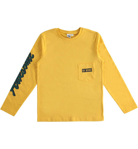 Boy¿s long-sleeved sweater  from 8 to 16 years by iDO GIALLO-1614