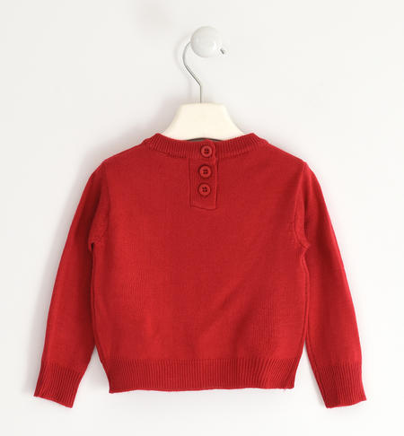 Maglia Natale bambina - da 9 mesi a 8 anni iDO ROSSO-2253