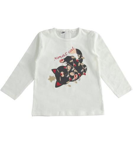 Maglia natalizia bambina - da 9 mesi a 8 anni iDO PANNA-0112