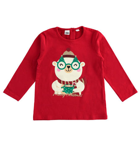 Baby girls Christmas sweater from 9 months to 8 years iDO ROSSO-2253