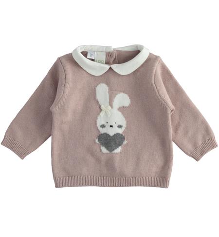 Baby girl Christmas sweater from 1 to 24 months iDO ROSA-2913
