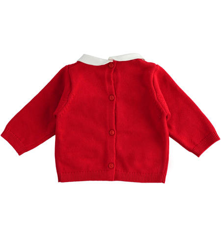 Baby girl Christmas sweater from 1 to 24 months iDO ROSSO-2253