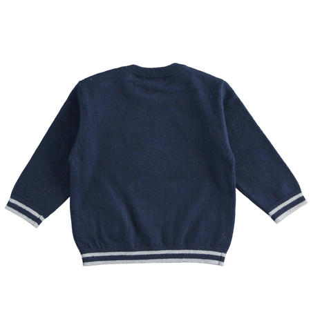 Baby boy Christmas sweater from 1 to 24 months iDO NAVY-3885