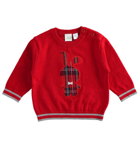 Baby boy Christmas sweater from 1 to 24 months iDO ROSSO-2253