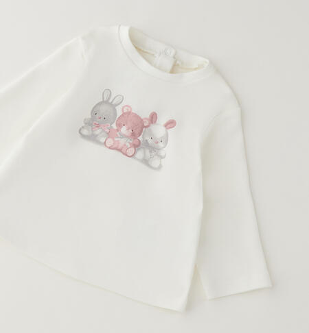 Maglia neonata in cotone PANNA-0112