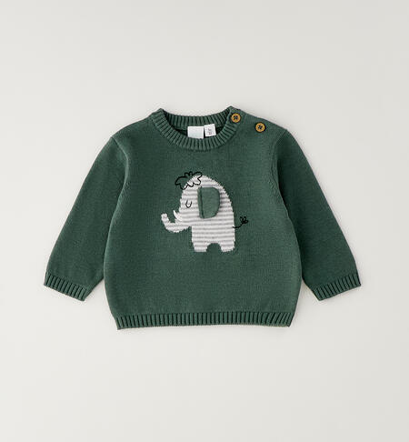 Maglia neonato 100% cotone VERDE