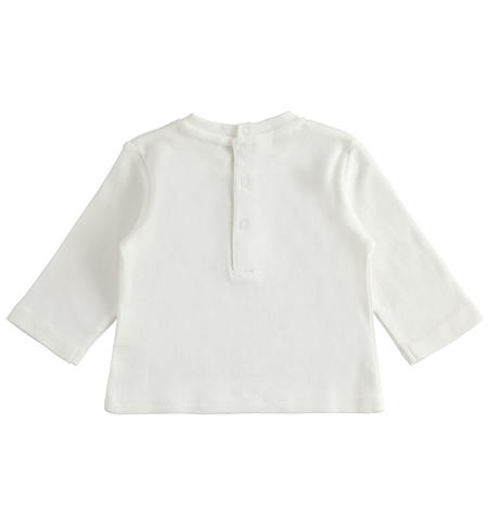 Maglia neonato in cotone - da 1 a 24 mesi iDO PANNA-0112