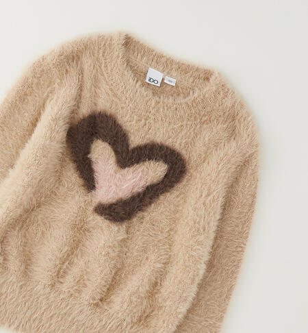 Maglia per bambina iDO BEIGE-0941