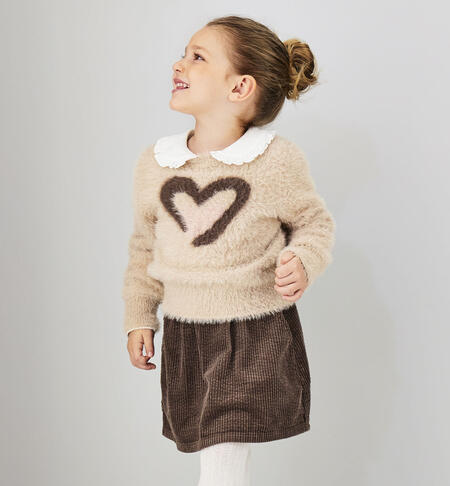 Maglia per bambina iDO BEIGE