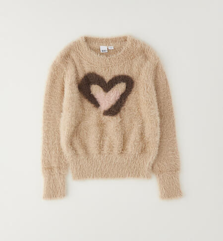 Maglia per bambina iDO BEIGE-0941
