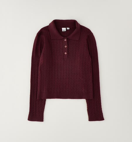 iDO girls' sweater RED