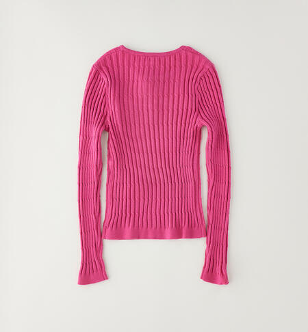 Maglia per ragazza iDO FUXIA-2453