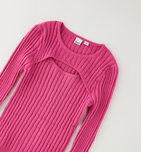 Maglia per ragazza iDO FUXIA-2453