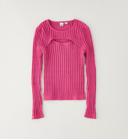 Maglia per ragazza iDO FUXIA-2453