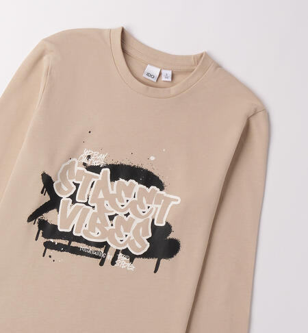 Maglia per ragazzo iDO BEIGE-0436