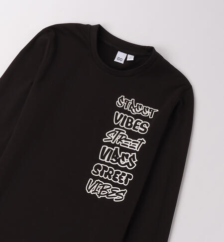 Maglia per ragazzo iDO NERO-0658