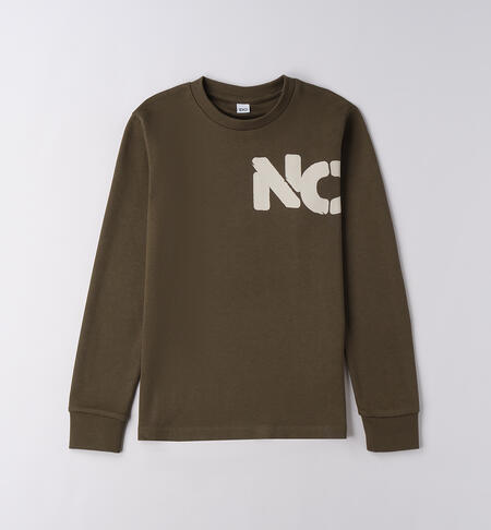 Maglia per ragazzo iDO VERDE MILITARE-5557