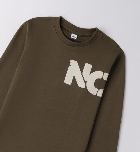 Maglia per ragazzo iDO VERDE MILITARE-5557