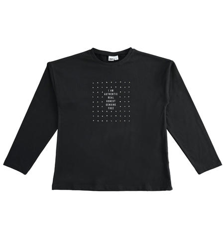 Girl¿s sweater with studs  from 8 to 16 years by iDO NERO-0658