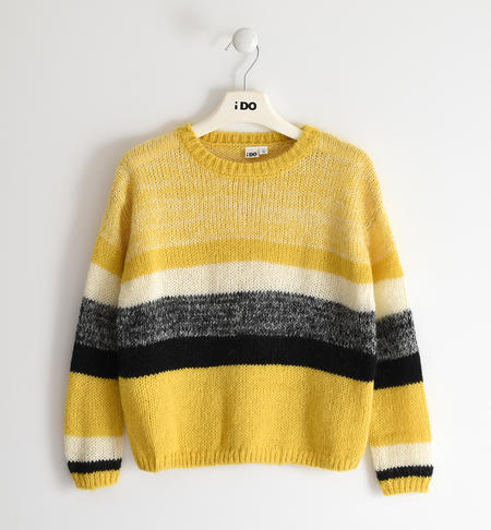 Girl tricot sweater  from 8 to 16 years by iDO GIALLO-1516
