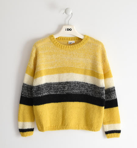 Maglia ragazza in tricot - da 8 a 16 anni iDO GIALLO-1516