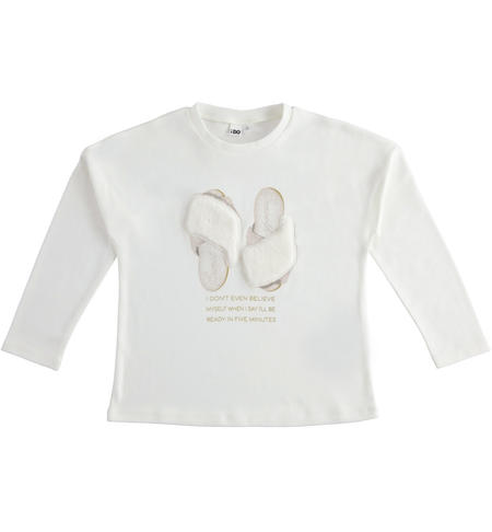 Golden print girl sweater from 8 to 16 years old iDO PANNA-0112