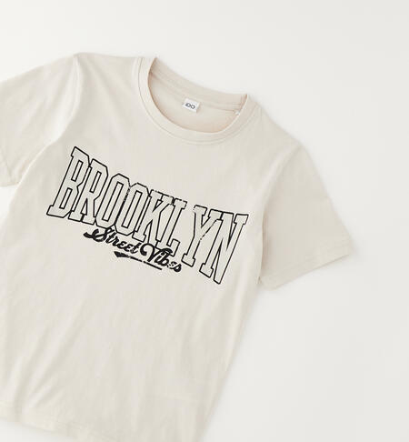 Maglia ragazzo 100% cotone ECRU'-0432