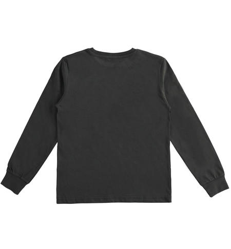 Maglia ragazzo girocollo - da 8 a 16 anni iDO NERO-0658