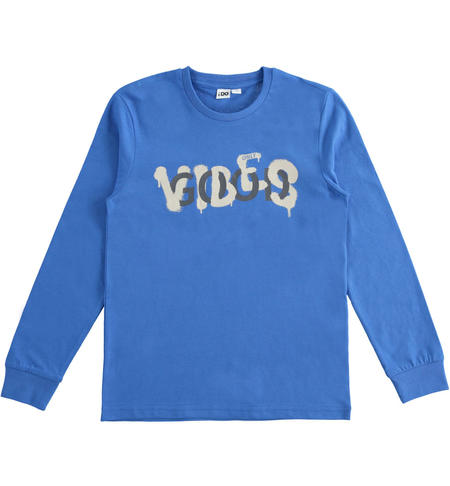 Crewneck boy sweater from 8 to 16 years old iDO ROYAL-3744